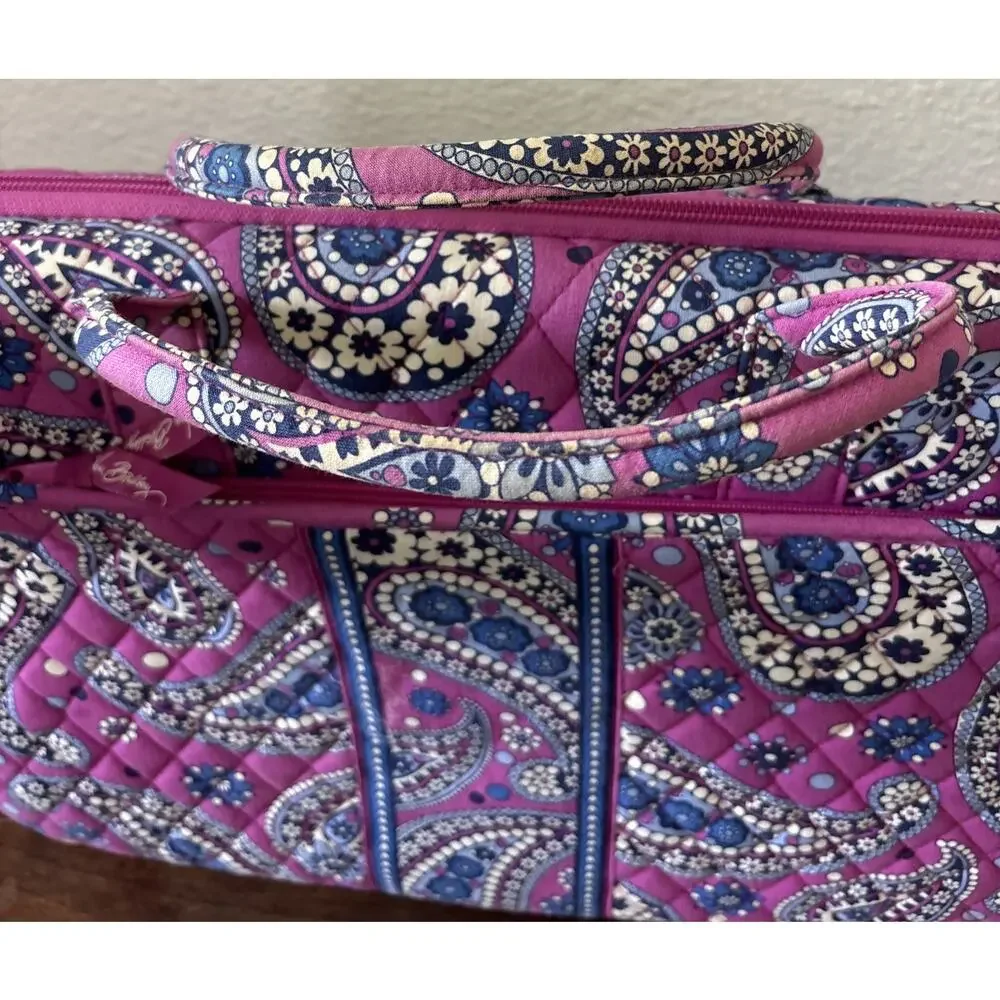 Hard Laptop Case Pink Blue Paisley Vera Bradley Metropolitan Boysenberry Preppy